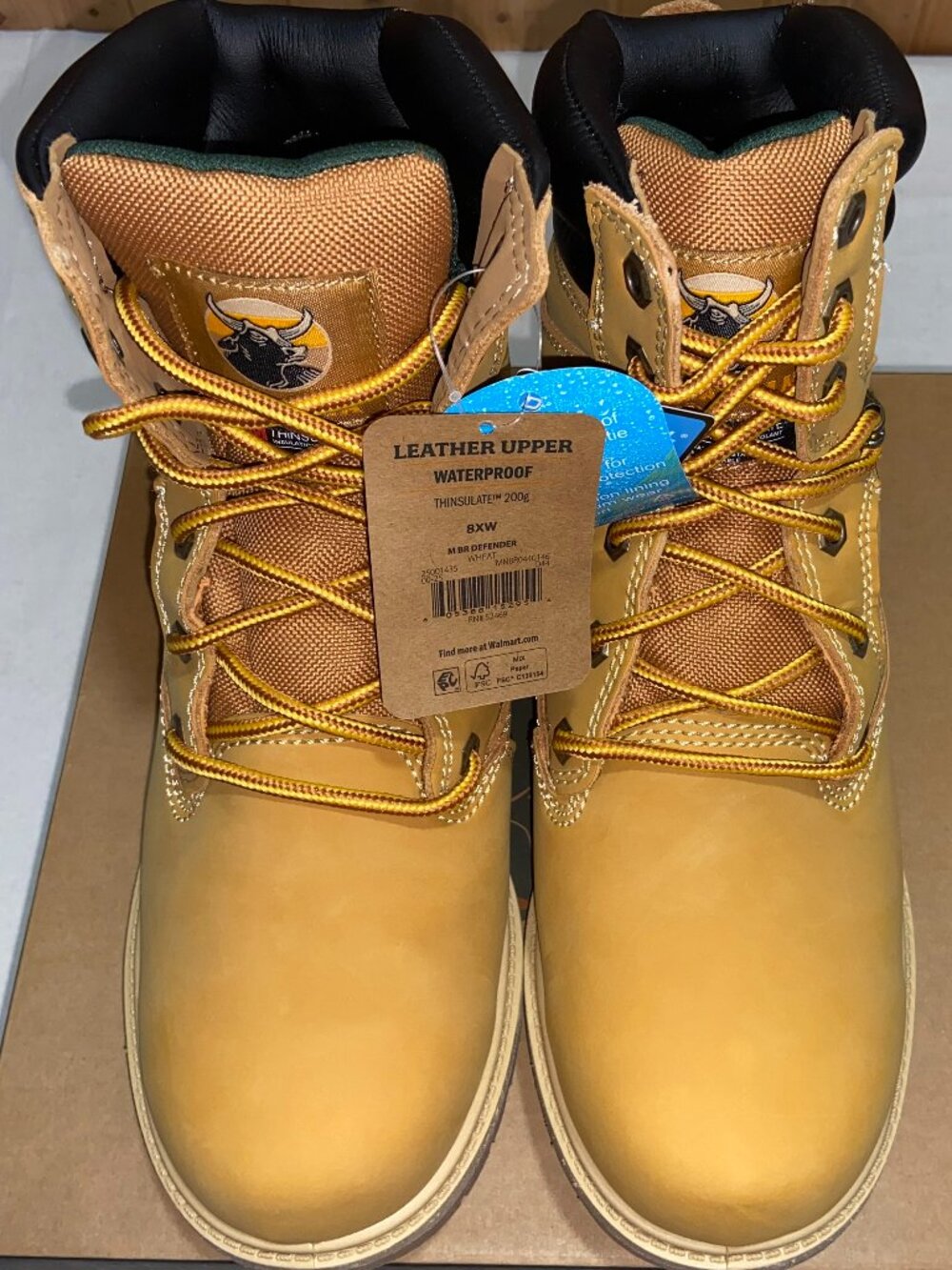 Brahma Defender Men Work Boots Waterproof Insulated New Box 7.5 8 8.5